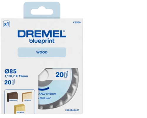 Load image into Gallery viewer, Dremel blueprint zaagblad voor hout (cs500)