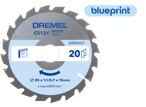 Load image into Gallery viewer, Dremel blueprint zaagblad voor hout (cs500)