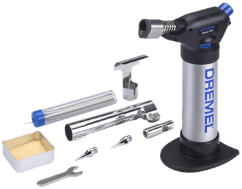 Load image into Gallery viewer, Dremel versaflame 2200jd |model 2200-5 | katalysator + 2 x soldeertip + vlamverlengstuk - f0132200jd