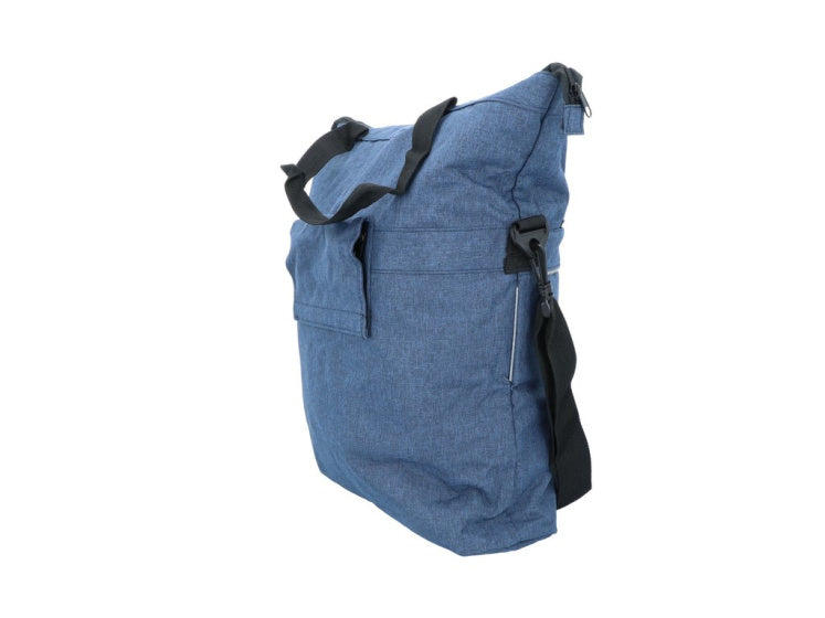 Load image into Gallery viewer, Dresco enkele fietstas en shopper 18 liter blauw
