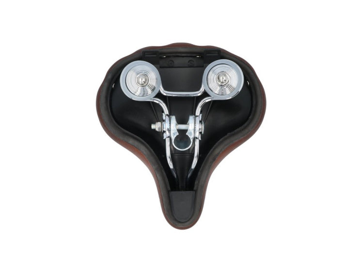 Load image into Gallery viewer, Dresco urban xl fietszadel 90° zithoek bruin