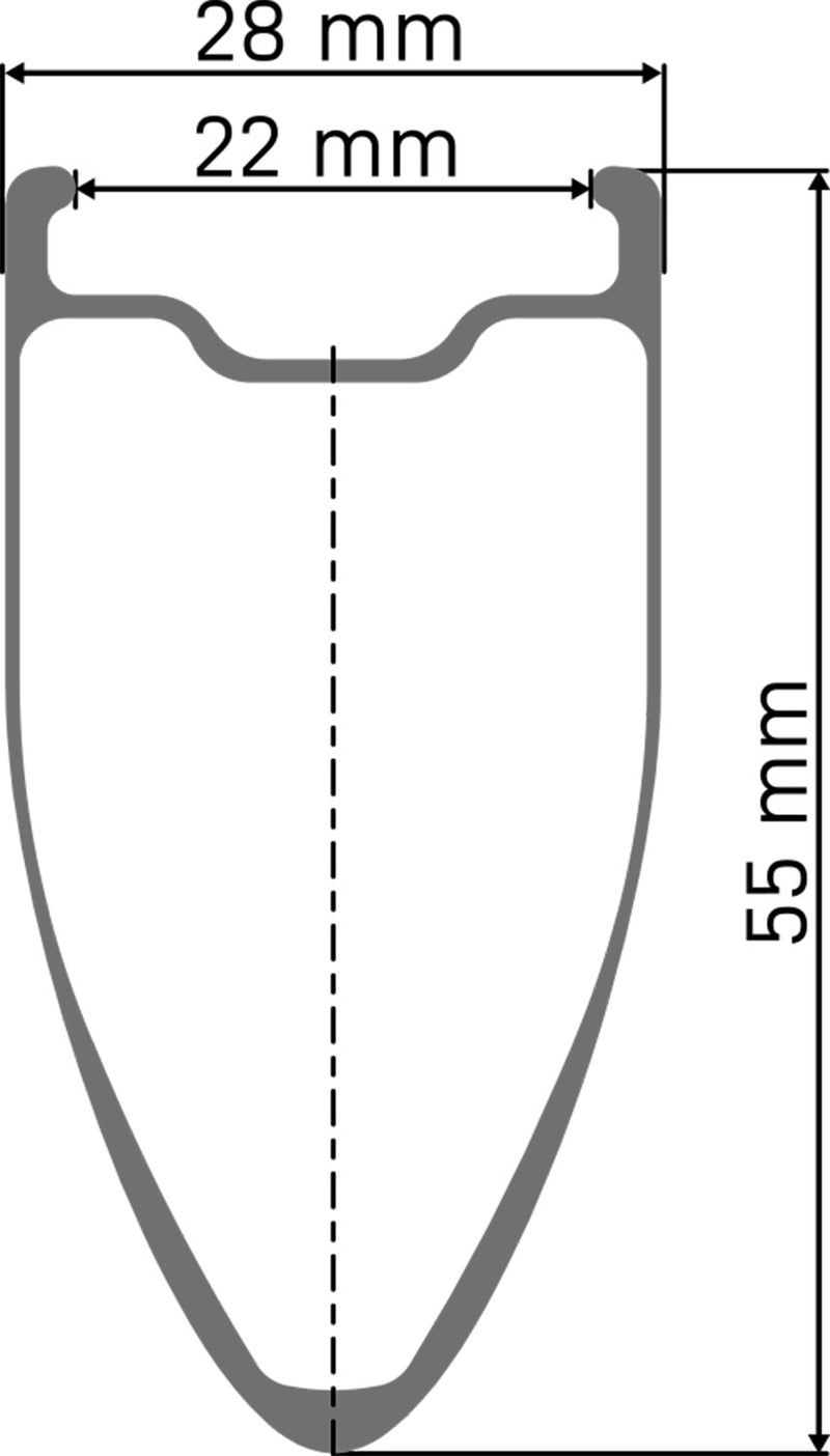 Load image into Gallery viewer, Dt swiss arc 1400 dicut® 55 28 disc cl carbon front wheel