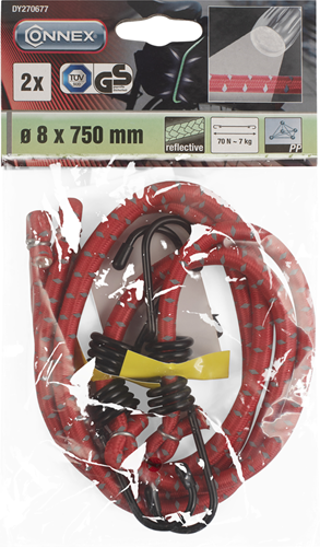 Load image into Gallery viewer, Connex snelbinder 8x750mm reflector - dy270677
