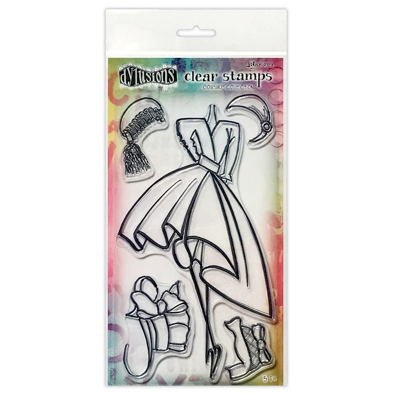 Load image into Gallery viewer, Ranger ink ranger • dylusions couture clear stamps night at the opera