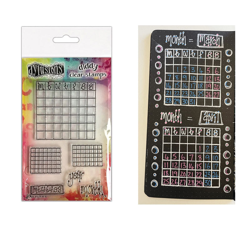 Load image into Gallery viewer, Ranger ink ranger • dylusions diddy clear stamps check it out!