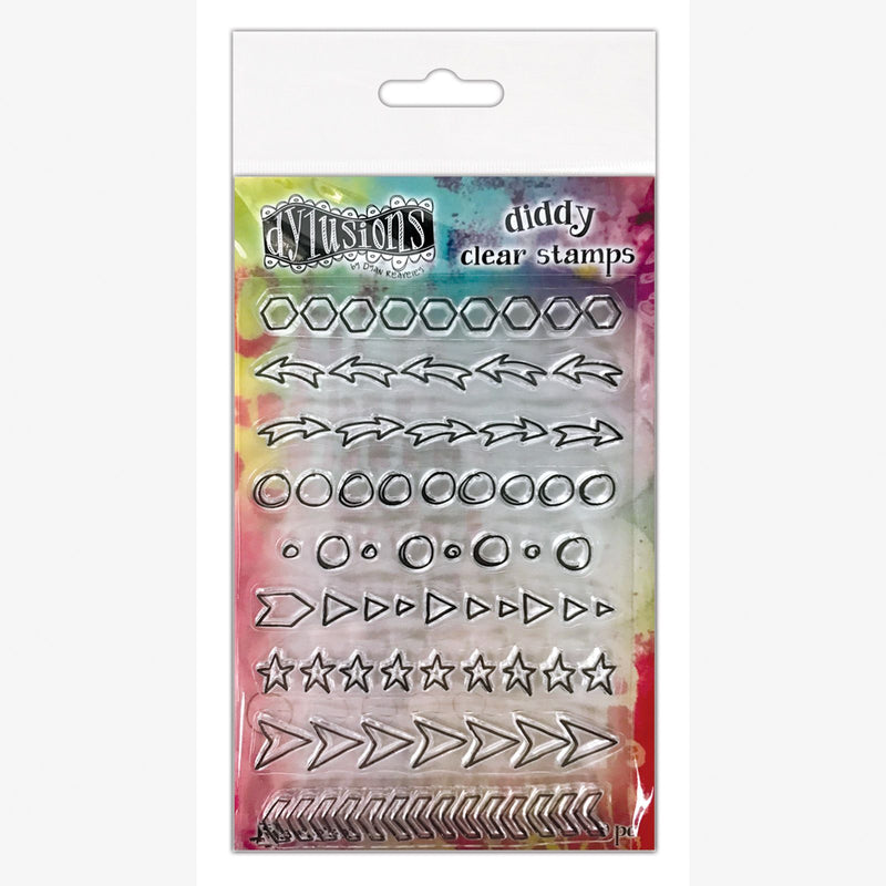 Load image into Gallery viewer, Ranger ink ranger • dylusions diddy clear stamps doodles