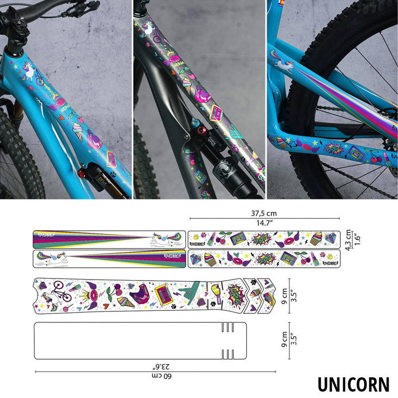 Load image into Gallery viewer, Dyedbro unicorn frame protector kit