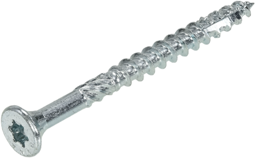 Load image into Gallery viewer, Dynaplus constructieschroef verzinkt platkop deeldraad +snijpunt torx tx30 6.0x100 55 | 100 stuks - 0281.01.50601