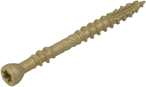 Load image into Gallery viewer, Dynaplus vlonderschroef xtreme ar-bronze platkop-60° deeldraad +snijpunt torx tx25 5.0x50 25 | 200 stuks - 0283.08.41901