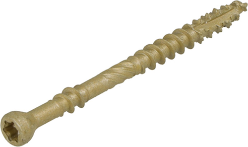 Load image into Gallery viewer, Dynaplus vlonderschroef xtreme ar-bronze platkop-60° deeldraad +snijpunt torx tx25 5.0x80 42 | 200 stuks - 0283.08.42401