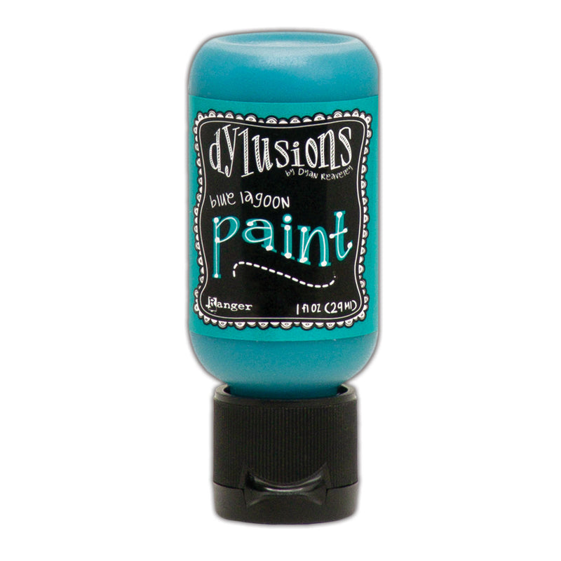 Load image into Gallery viewer, Ranger ink ranger • dylusions paint flip cap bottle blue lagoon 29ml