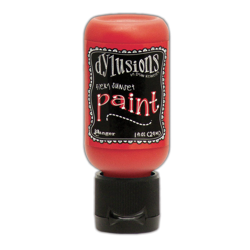 Load image into Gallery viewer, Ranger ink ranger • dylusions paint flip cap bottle fiery sunset 29ml