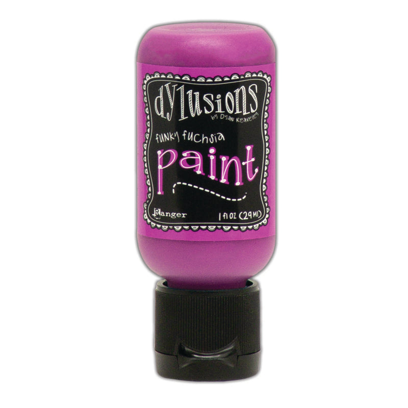 Load image into Gallery viewer, Ranger ink ranger • dylusions paint flip cap bottle funky fuchsia 29ml