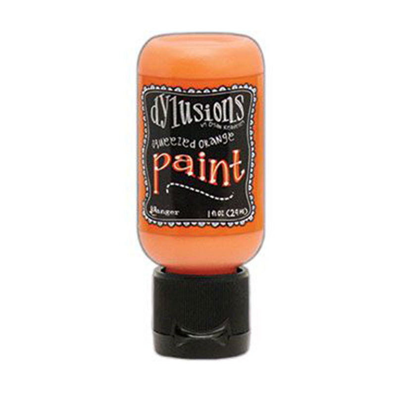 Load image into Gallery viewer, Ranger ink ranger • dylusions paint flip cap bottle squeezed orange 29ml