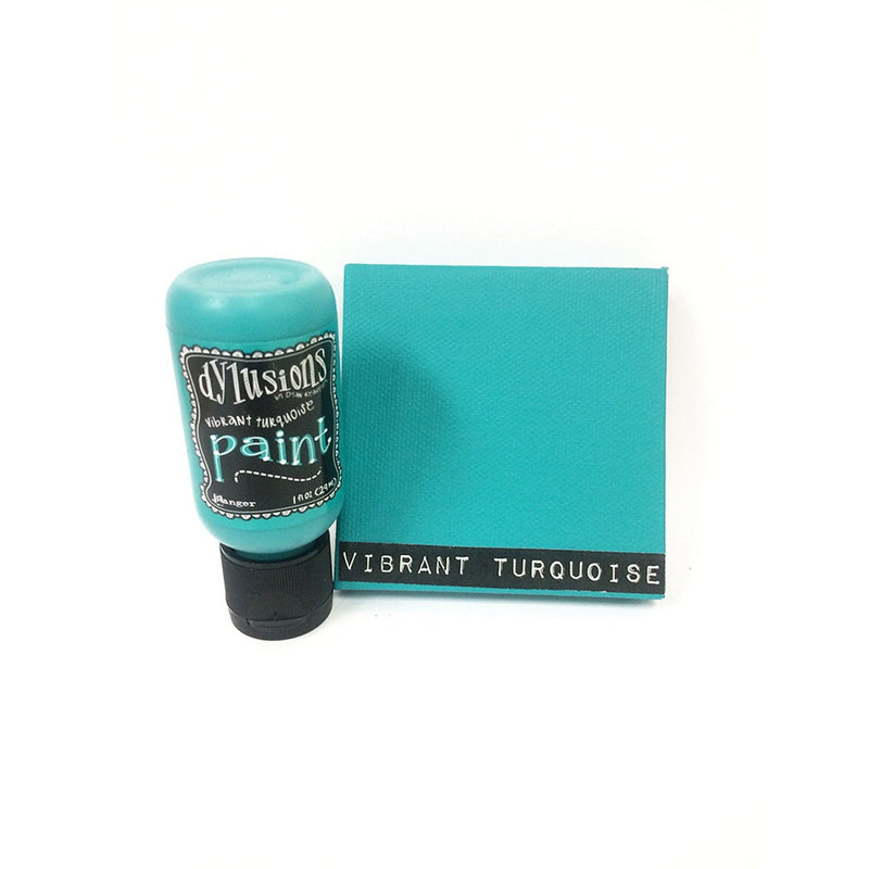 Load image into Gallery viewer, Ranger ink ranger • dylusions paint flip cap bottle vibrant turquoise 29ml