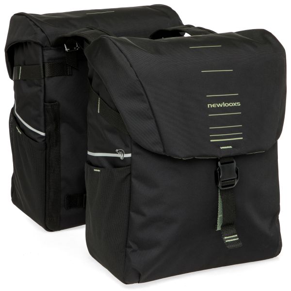 Load image into Gallery viewer, Newlooxs tas new looxs vigo dubbel | zwart groen | 40l