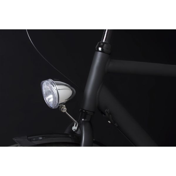 Load image into Gallery viewer, Spanninga koplamp Swingo XDOc aan uit dynamo 20 lux chroom