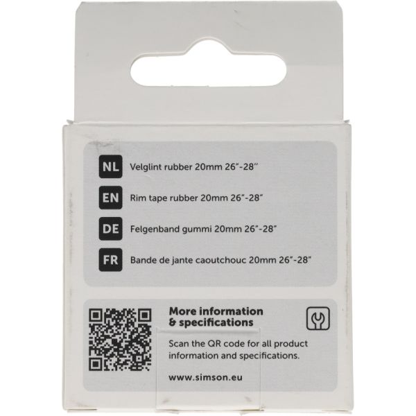 Load image into Gallery viewer, Simson velglint 26-28 20mm breed - zwart