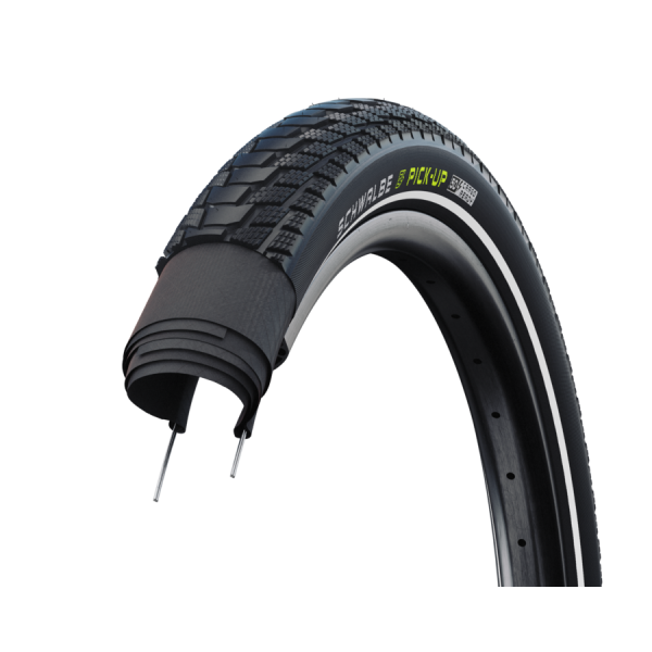 Load image into Gallery viewer, Schwalbe buitenband Pick-Up Perf SD Twinskin 27.5 x 2.60 zw refl