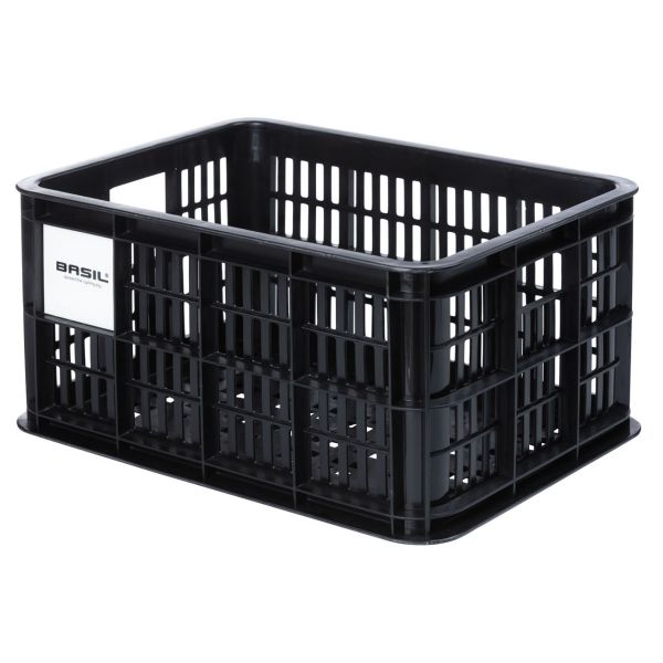 Load image into Gallery viewer, Basil fietskrat S - klein - 17.5 liter - zwart
