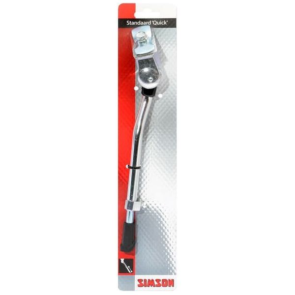 Load image into Gallery viewer, Simson Zijstandaard verstelbaar Simson met 30mm brede plaat zilver