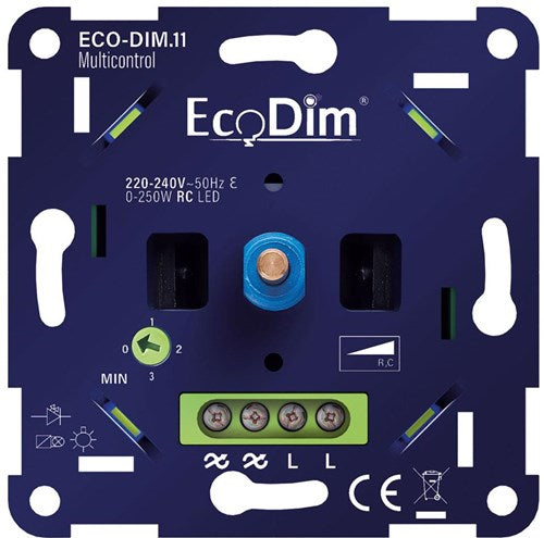 Afbeelding laden in galerijviewer, Enzo eco led dimmer 0-250w ecodim multi fase afsnijding - 4355428