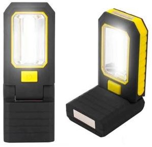 Afbeelding laden in galerijviewer, Enzo edm led zaklamp met haak+magneet plastic 3xaaa - 5710040