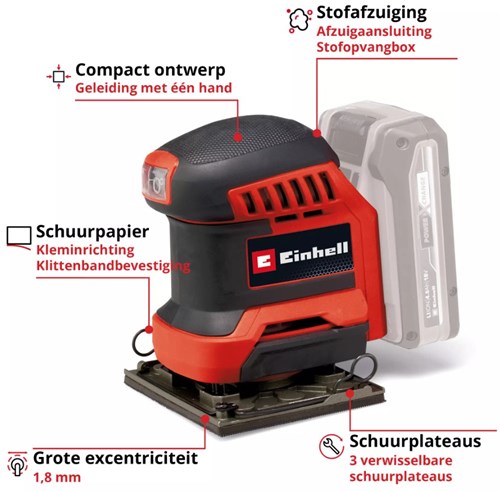 Load image into Gallery viewer, Einhell te-os 18 113 3x li - accu multischuurmachine | 18v | zonder accu's en lader - 4460730
