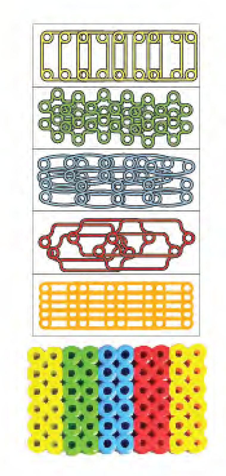 Load image into Gallery viewer, Perler • primary mix strijkkralen shapes