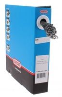 Load image into Gallery viewer, Schakel binnenkabel Elvedes 2250mm RVS slick ø1,1mm N-nippel (100 stuks)