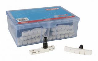 Load image into Gallery viewer, Remblokset Elvedes V-brake 72 mm - wit (25 paar)