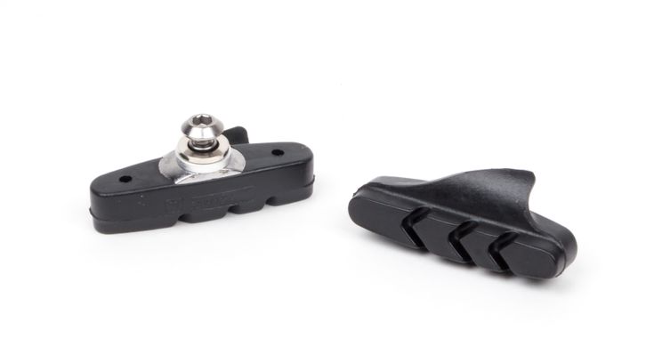 Load image into Gallery viewer, remblokken cantilever 55 x 12 mm zwart 2 stuks