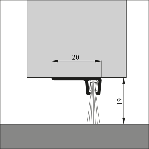 Load image into Gallery viewer, Ellen borstelprofiel ibs 90 18 100 - 041500010
