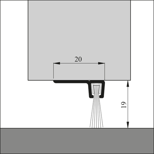 Load image into Gallery viewer, Ellen borstelprofiel ibs 90 18 100 - 041500010