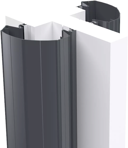 Afbeelding laden in galerijviewer, Ellen vingerbeschermingsprofiel finprotect+ 120-120 wit 250 - 805601250