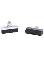 Load image into Gallery viewer, remblokken X-Groove knijprem 40 x 13 mm zw zil 2 stuks