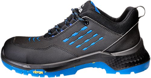 Afbeelding laden in galerijviewer, Emma safety footwear emma werkschoen crossforce d laag s3 | zwart blauw | maat 40 - 8715316154416