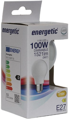Afbeelding laden in galerijviewer, Enzo energetic led gls e27 11-100w 2700k filament mat dimbaar - 2720740