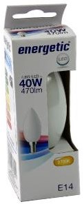 Afbeelding laden in galerijviewer, Enzo energetic led kaars e14 4-40w 2700k filament mat - 2720510