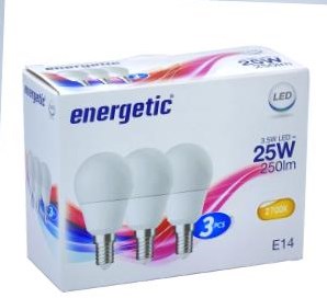 Afbeelding laden in galerijviewer, Enzo energetic led kogel e14 2,9-25w 2700k mat doos a3 - 2740014