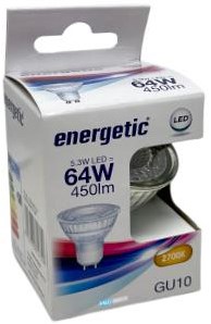 Afbeelding laden in galerijviewer, Enzo energetic led spot gu10 4,9-64w 2700k - 2730116