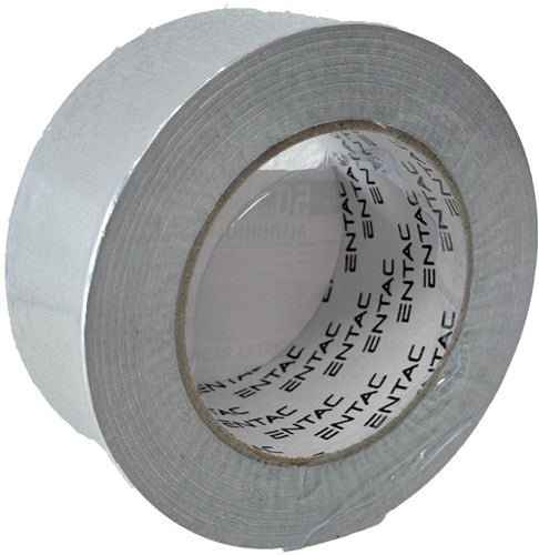 Afbeelding laden in galerijviewer, Enzo entac aluminium tape 50mm rol 50m zilver - 4139565