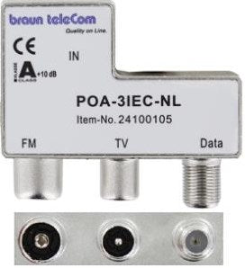 Load image into Gallery viewer, Enzo braun telecom radio-tv-modem verdeler poa 3 iec-nl - 2080030