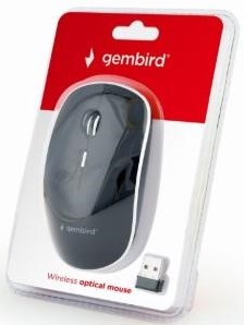 Afbeelding laden in galerijviewer, Enzo gembird draadloze optische mini muis wit zwart 9510042