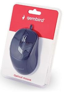 Load image into Gallery viewer, Enzo gembird optische muis usb zwart met zijknoppen 9510016