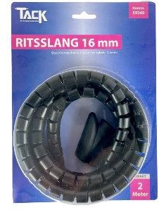 Afbeelding laden in galerijviewer, Enzo kabelbundelset 2 meter 16mm zwart - 4137400