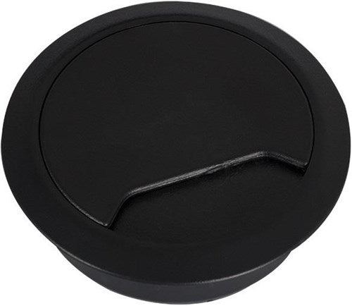 Afbeelding laden in galerijviewer, Enzo kabeldoorvoer zwart diameter 60mm 1400952