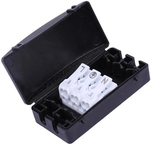 Afbeelding laden in galerijviewer, Enzo kabelkoppeling | ip20 zwart met 3 polige connector - 4016570