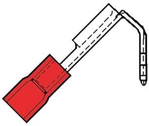 Load image into Gallery viewer, Enzo kabelschoen vlaksteker male+female rood 6.3x0.8mm - 4433040