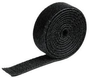 Load image into Gallery viewer, Enzo klittenband zwart rol 5 meter lang 10mm breed 4100250